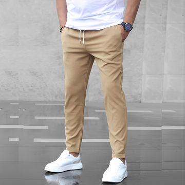 Aljure - Męskie spodnie Slim-Fit o swobodnym kroju