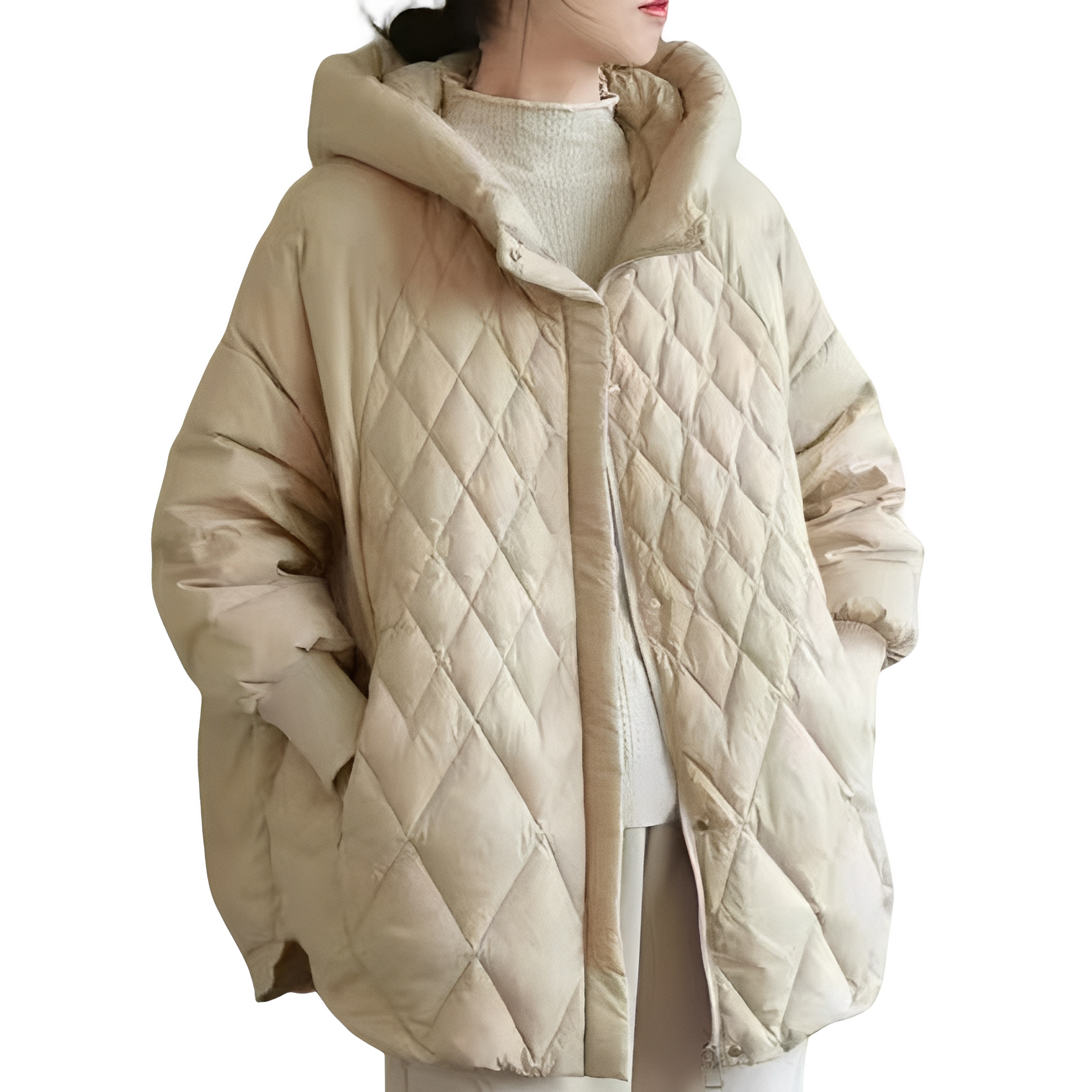 Kimberly - Modna kurtka puchowa z kapturem dla kobiet