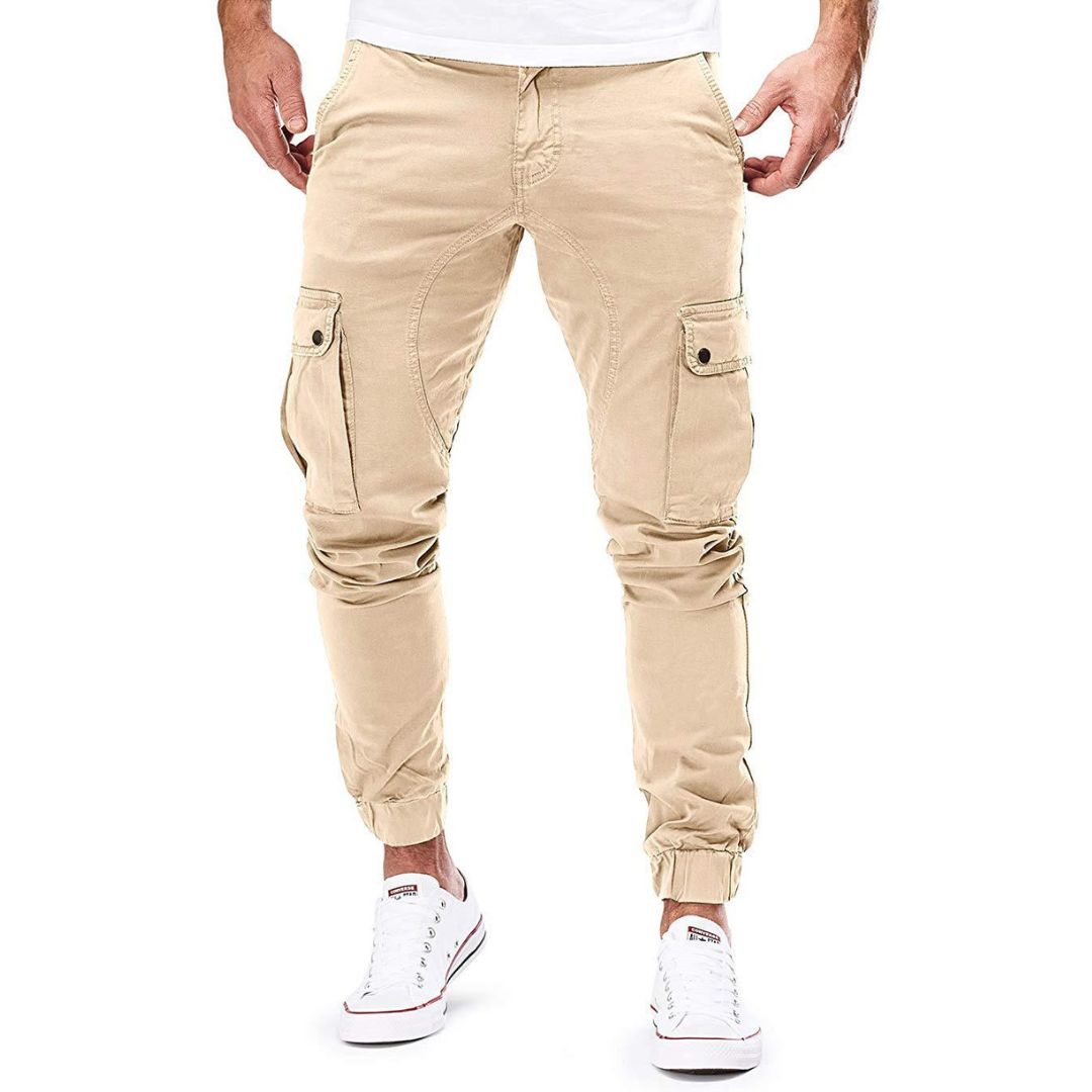 Jayden - Nowoczesne spodnie cargo o kroju slim-fit