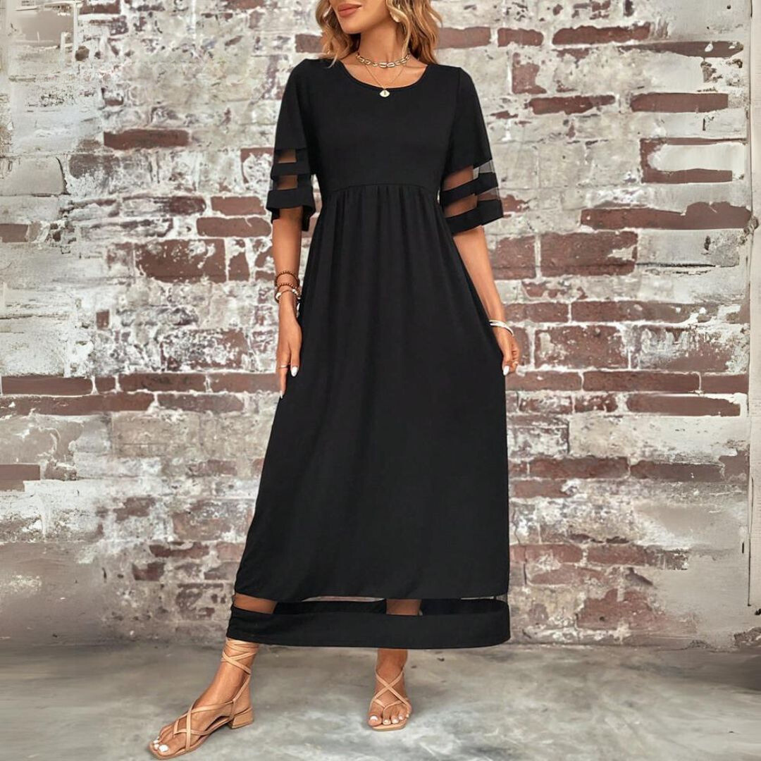 Amandine – Elegancka sukienka z efektem maskującym brzuch