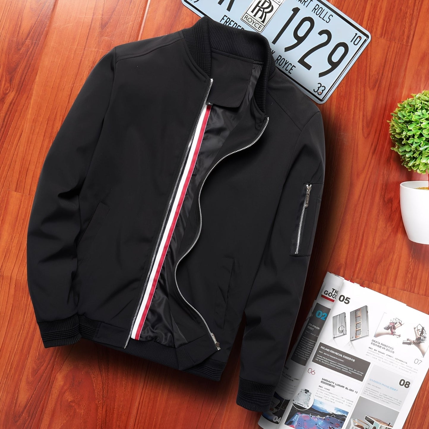 Leonard - Modna męska kurtka bomber