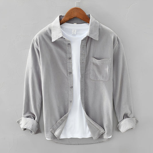 Aiden - Loose long-sleeved shirt for men