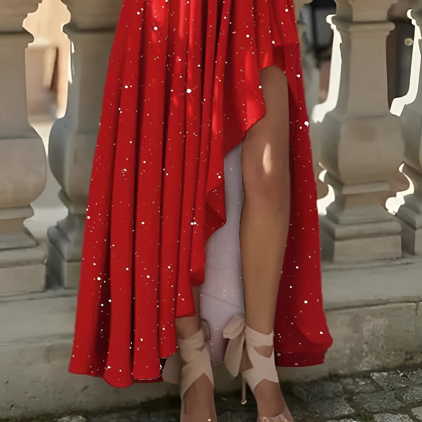 Candida - Elegancka sukienka z podwyższoną talią i lekkiego materiału