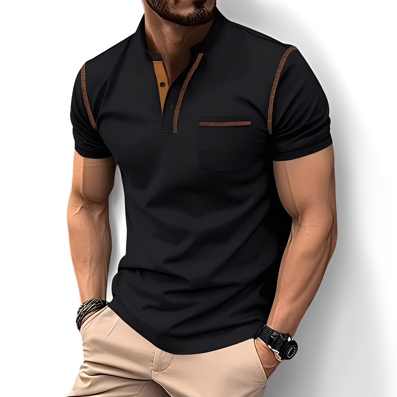 Brandon - Stylowa koszulka polo