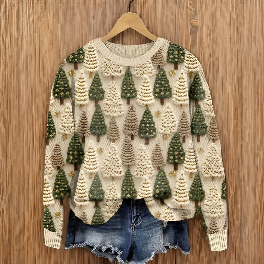 Adolphina - Komfortowy zimowy sweter damski