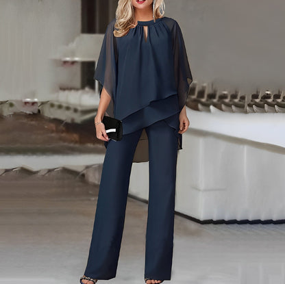 Sherlyn - Elegancki, odkryte ramiona, luźny komplet dla kobiet