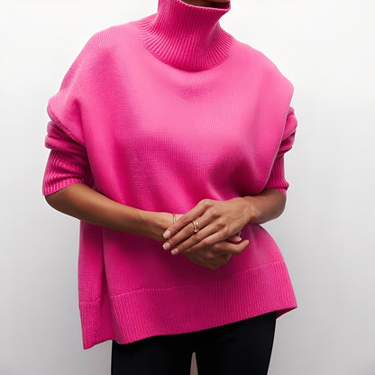 Sharon - Damski luźny sweter