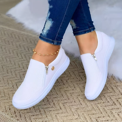 Aimee - Stylowe damskie buty z zamkiem