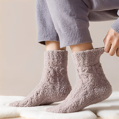 Neely - Uniwersalne skarpety z ciepłego weluru-fleece