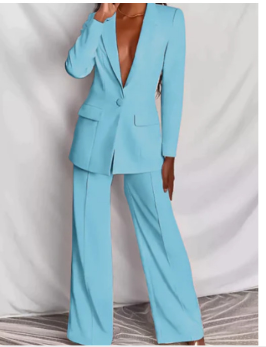 Marva - Suit with jacket and trousers for women
