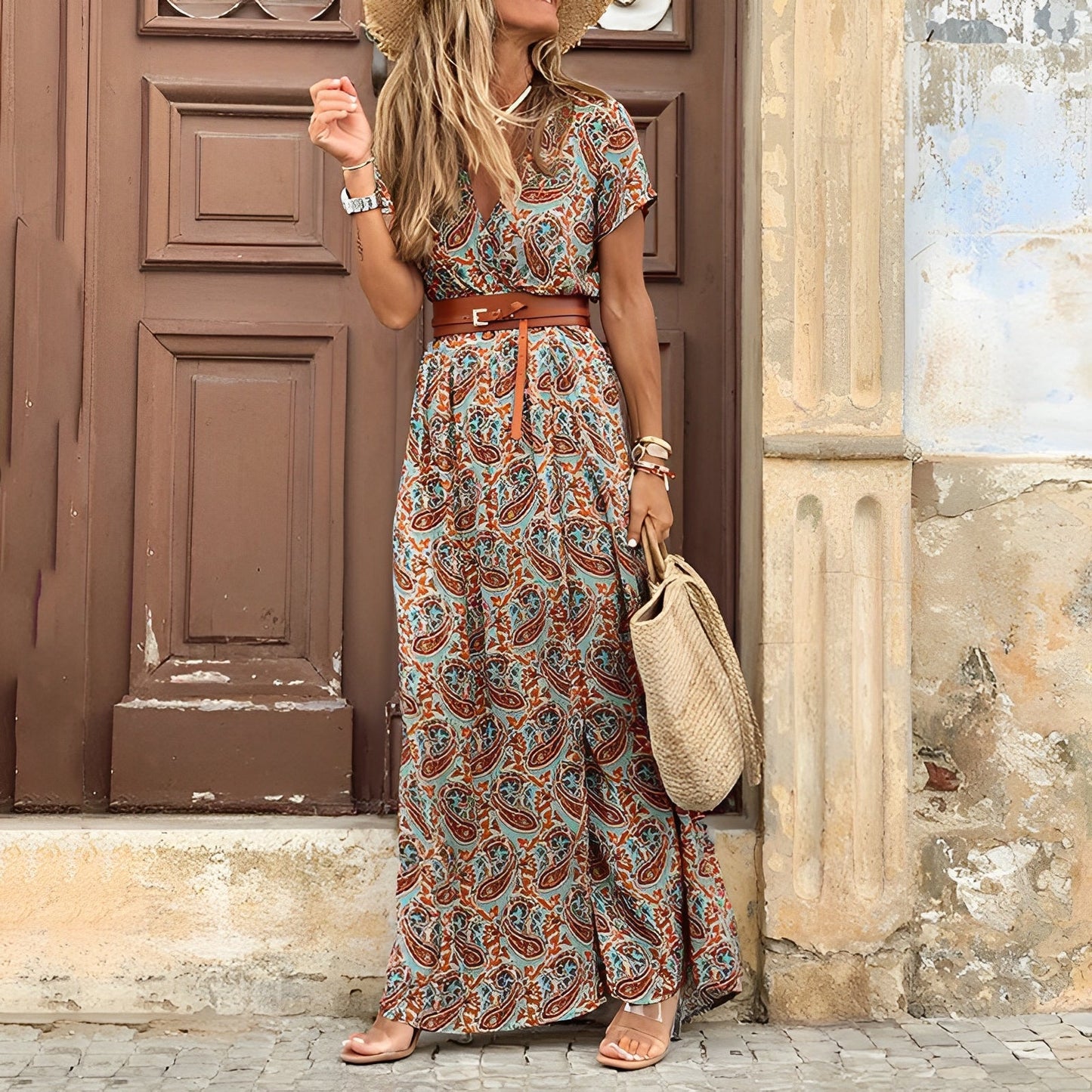 Amanda - Modna Letnia Sukienka w Stylu Boho dla Kobiet