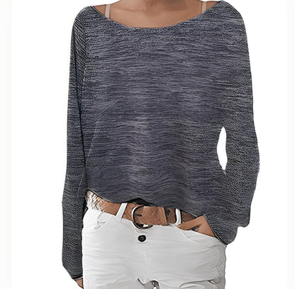 Béatrice - Sweter damski z lekkiej dzianiny