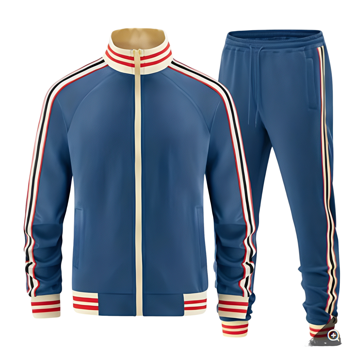 Cullen - Eleganckie zestawy sportowe w paski dla mężczyzn