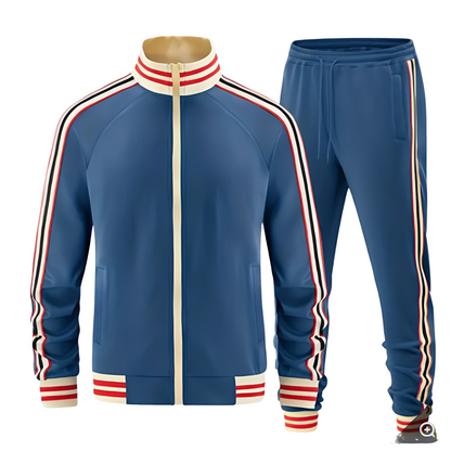 Cullen - Eleganckie zestawy sportowe w paski dla mężczyzn