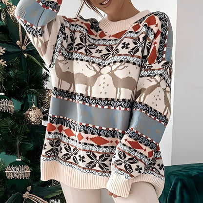 Rosemary - Elegancki, ciepły kobiecy sweter na święta