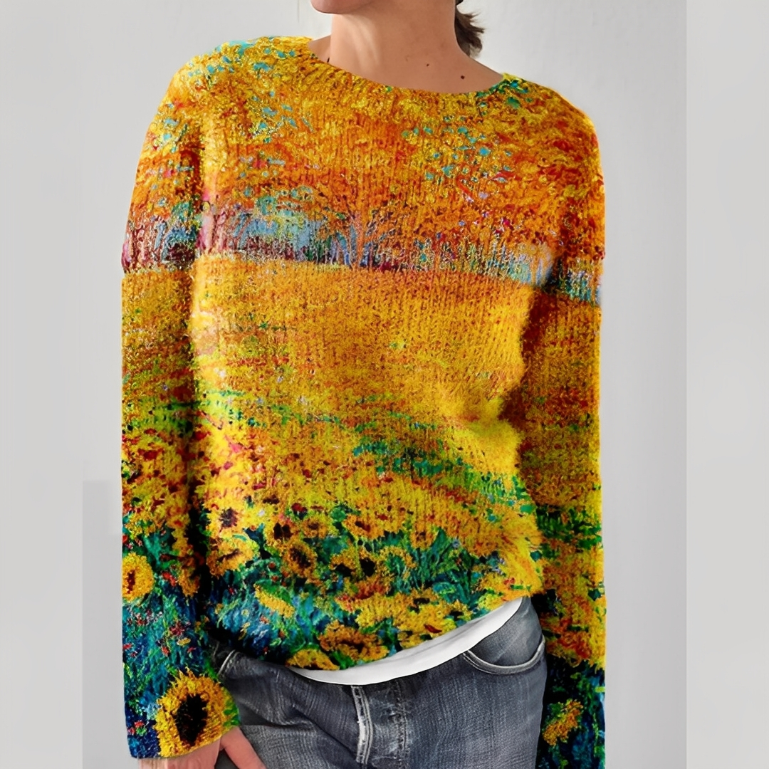 Liliane - Zimowy sweter wełniany dla kobiet