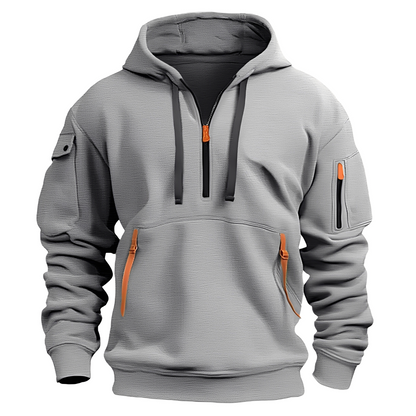 Norton - Modny męski hoodie z półzamkiem