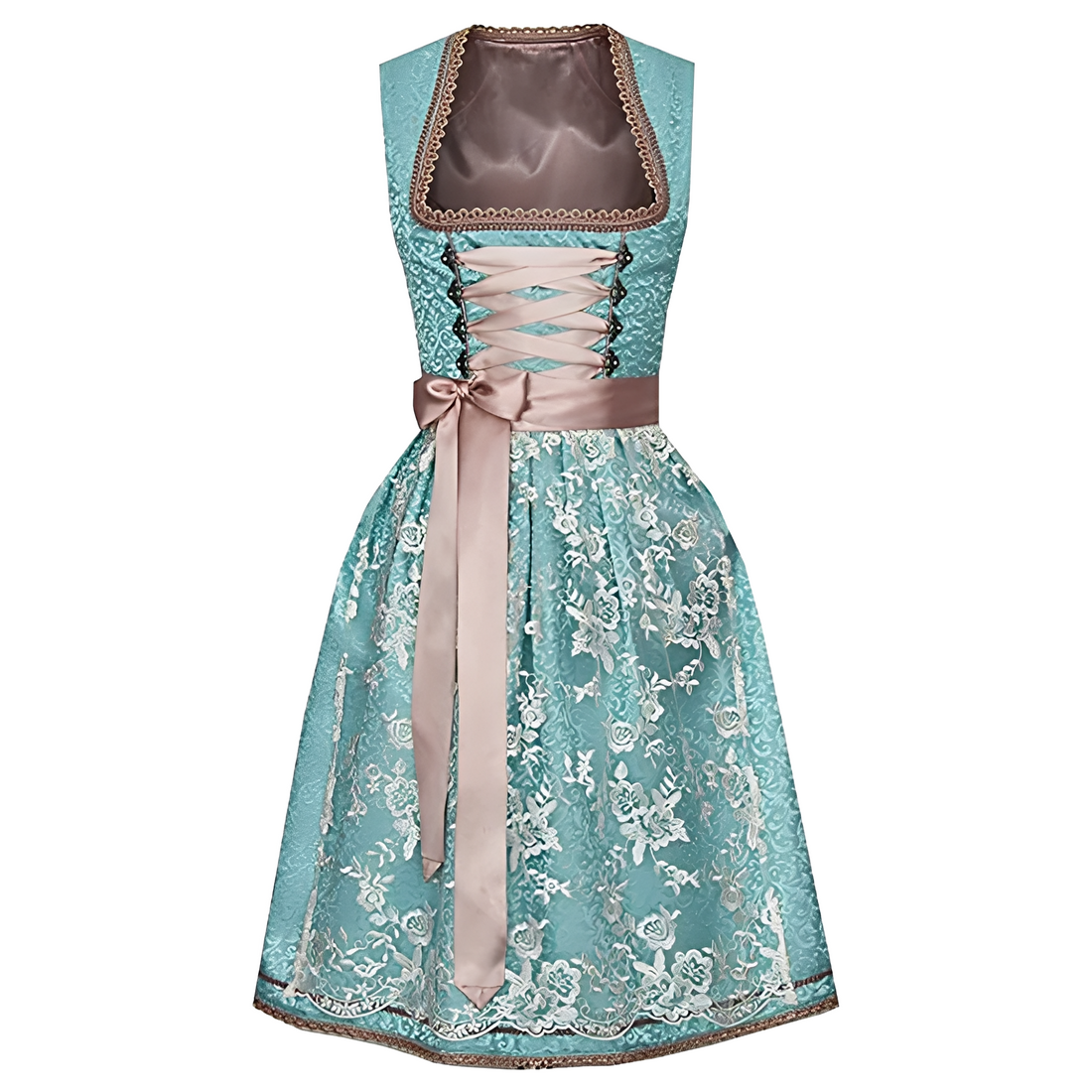 Zella - Elegancka sukienka dirndl z koronki