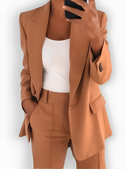 Muriel - elegancki zestaw z marynarką dla biznesowego stylu dla kobiet