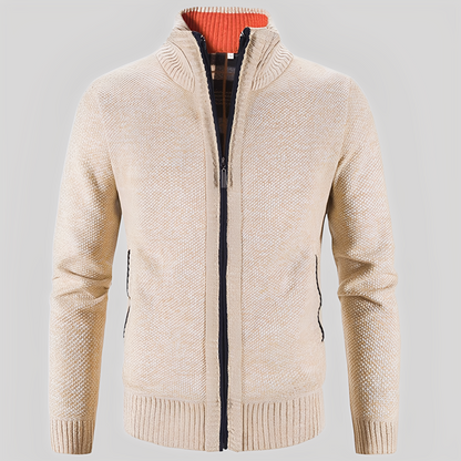 Kelvin - Łatwa męska kurtka z suwakiem