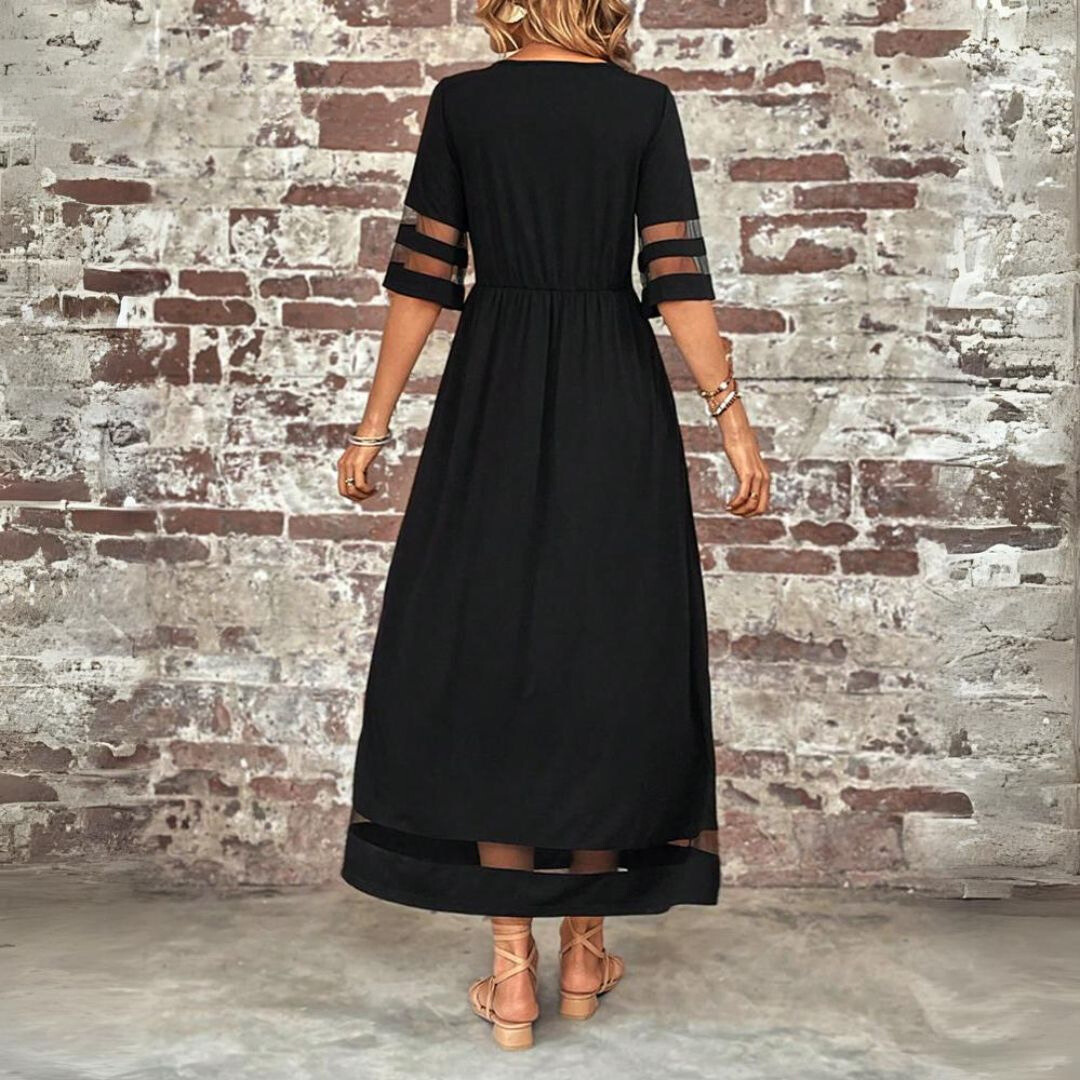 Amandine – Elegancka sukienka z efektem maskującym brzuch