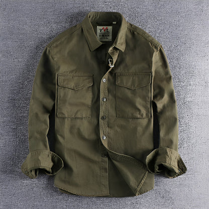 Aamiro - Męska koszula casual z długim rękawem