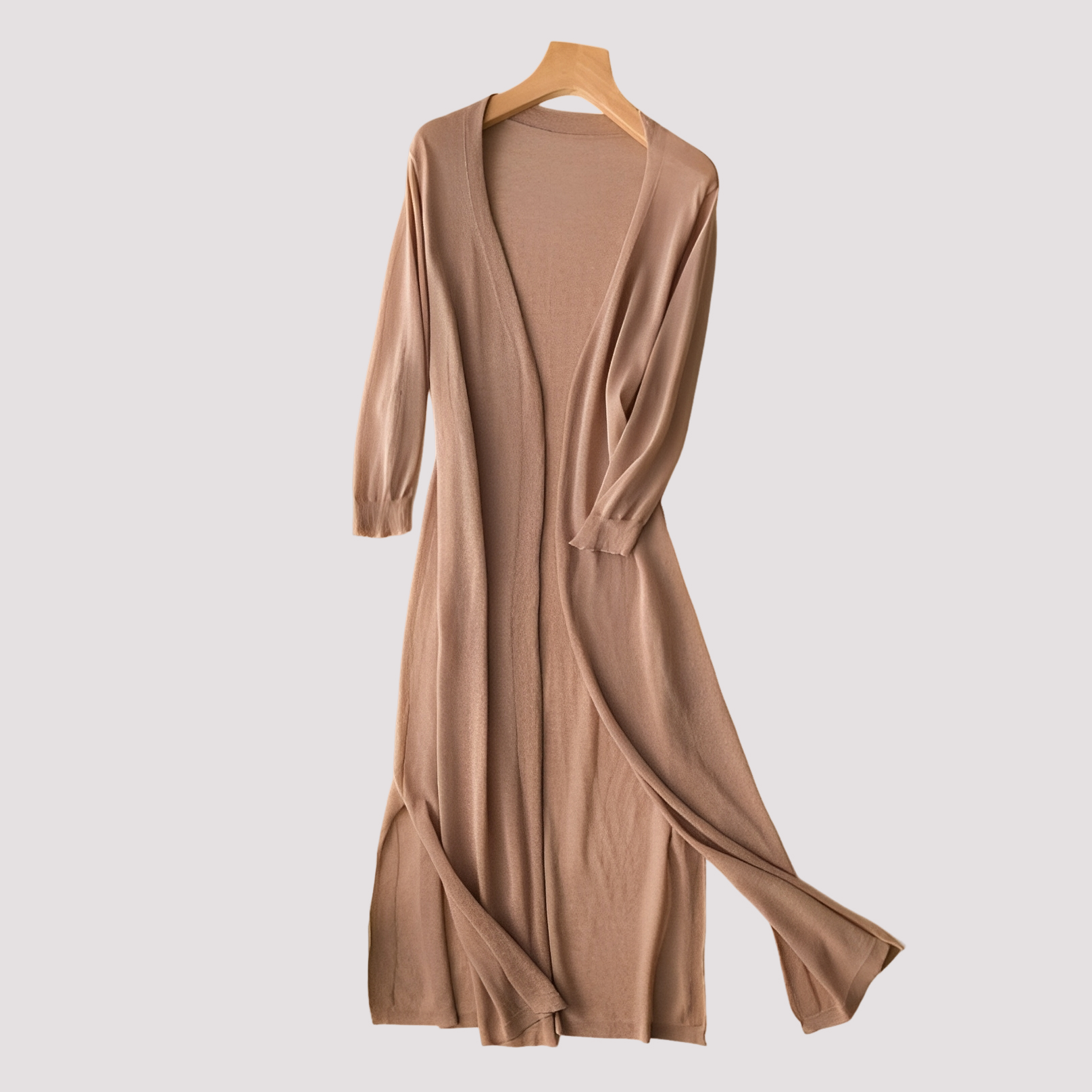 Fannie - Swobodny, długi kardigan dla kobiet