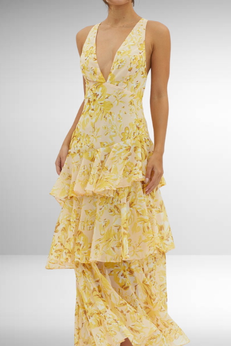 Philippa - Stylowa Letnia Sukienka Maxi Damska