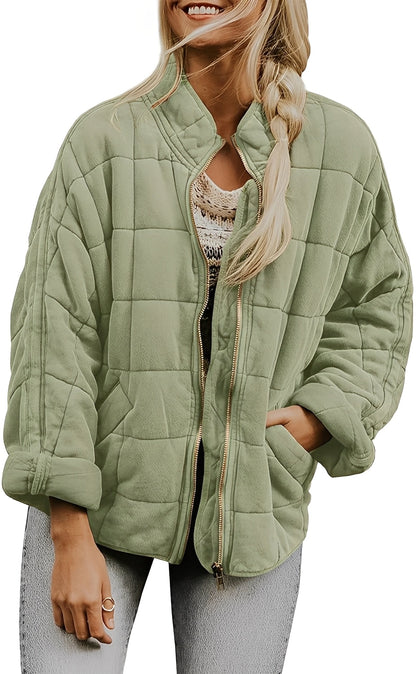 Mikaela - Damska kurtka oversize o szerokim kroju
