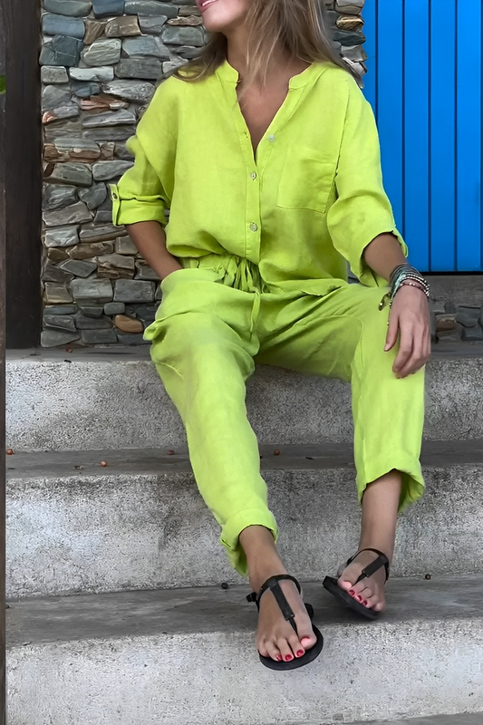 Krystelle - Luźny komplet w stylu casual