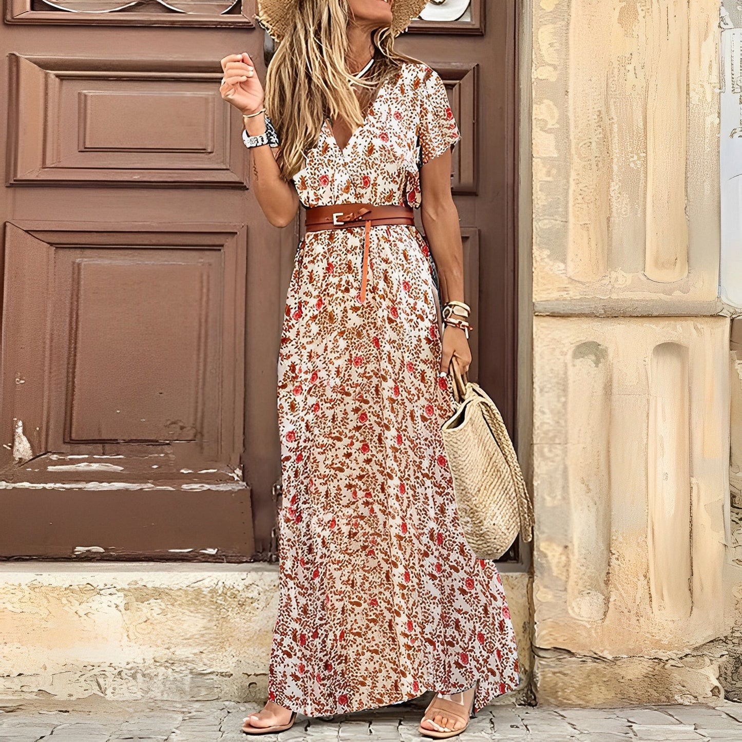 Amanda - Modna Letnia Sukienka w Stylu Boho dla Kobiet