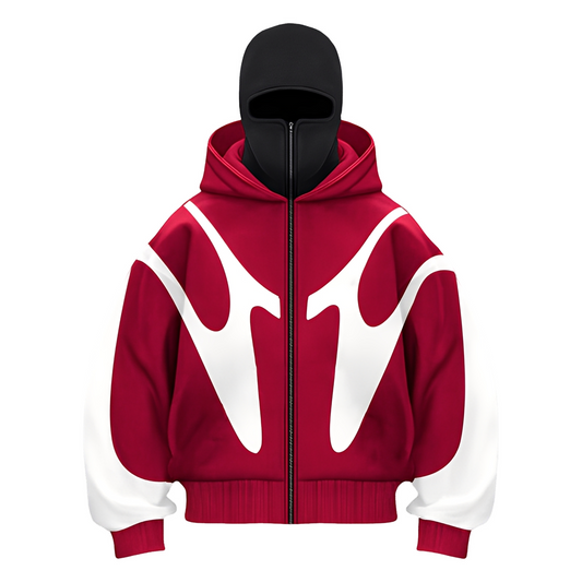 Patrick - Stylowy hoodie z wbudowaną kominiarką dla mężczyzn