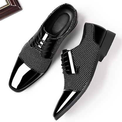 Trenton - Eleganckie formalne skórzane buty dla mężczyzn
