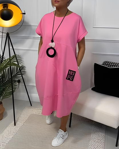 Estelle - Lockeres schlichtes Damenkleid