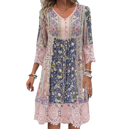 Tawny - Koronkowa sukienka w boho stylu dla kobiet