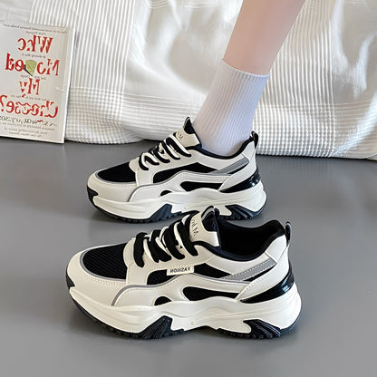 Sophie - Eleganckie damskie sneakersy z grubą podeszwą