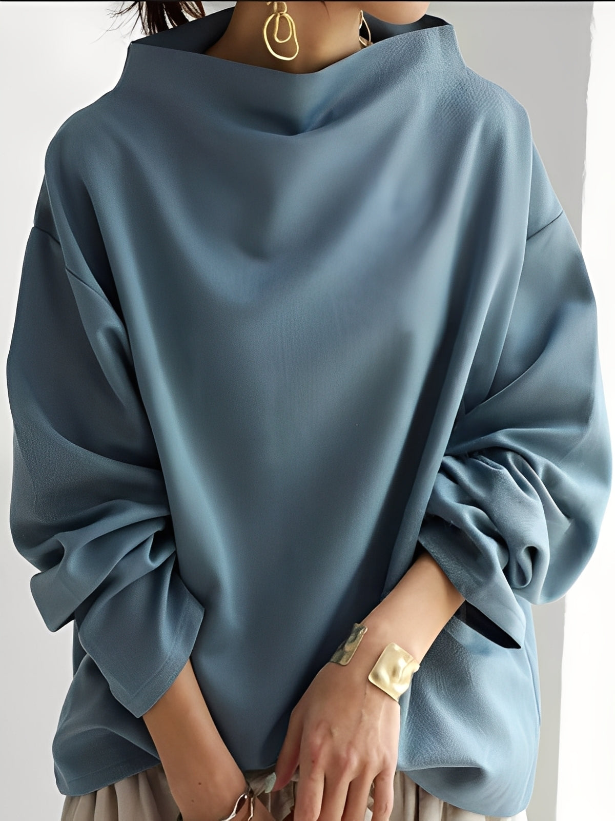 Bethney - Nowoczesny, swobodny sweter damski