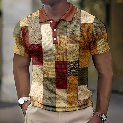 Reginald - Stylowa kolorowa męska polo