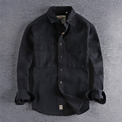 Aamiro - Męska koszula casual z długim rękawem