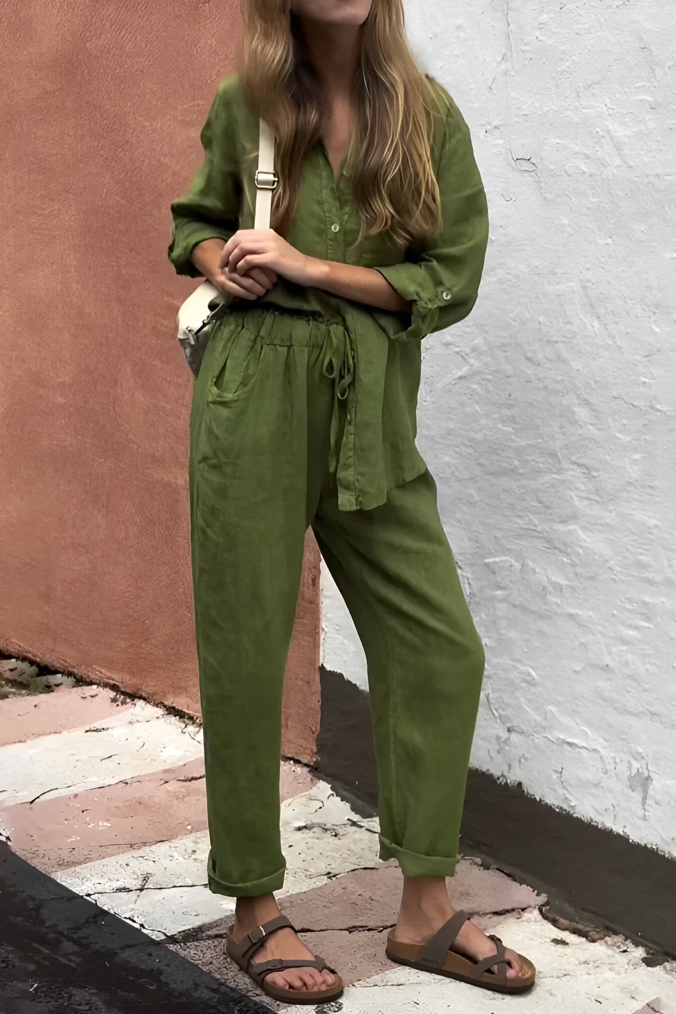 Krystelle - Luźny komplet w stylu casual