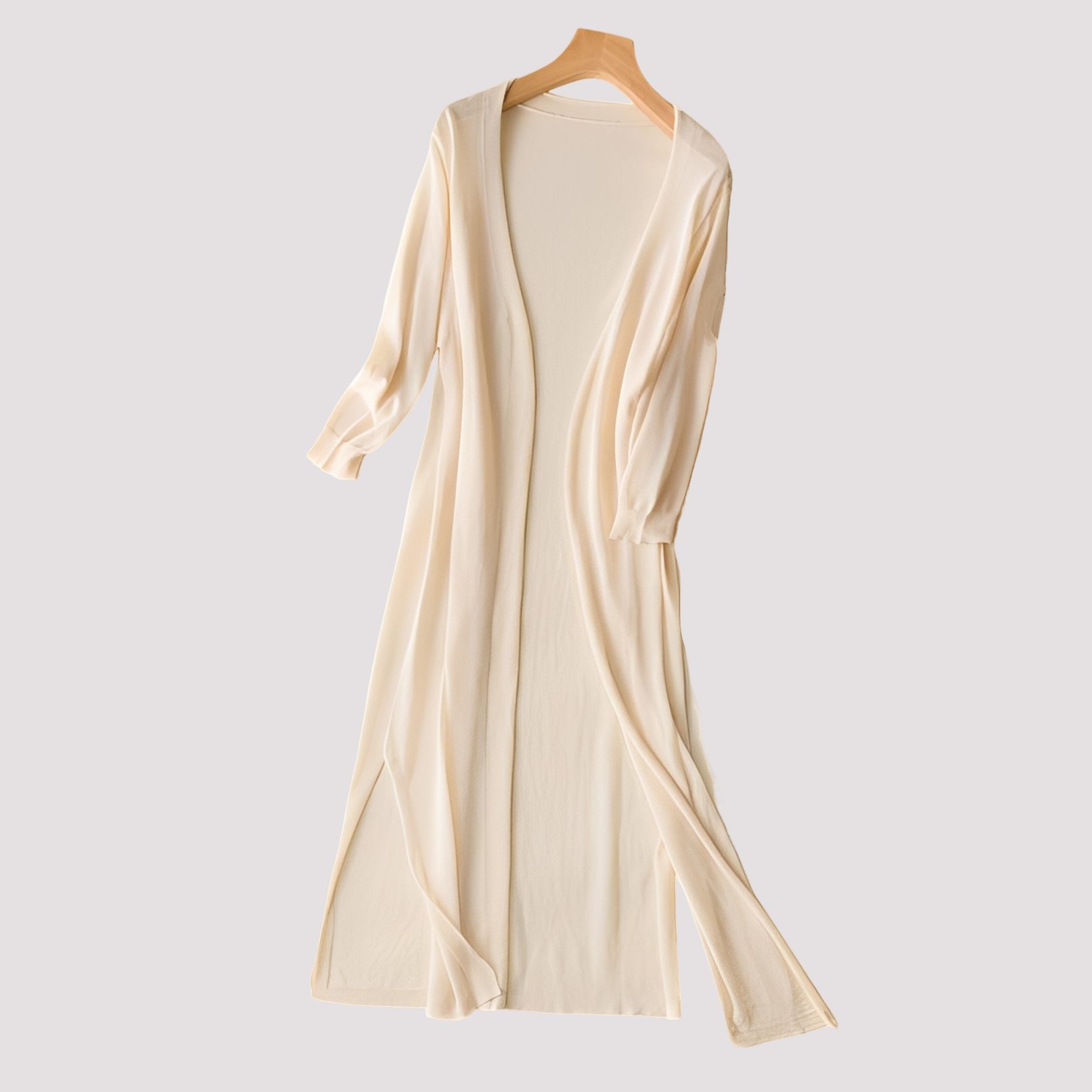 Fannie - Swobodny, długi kardigan dla kobiet