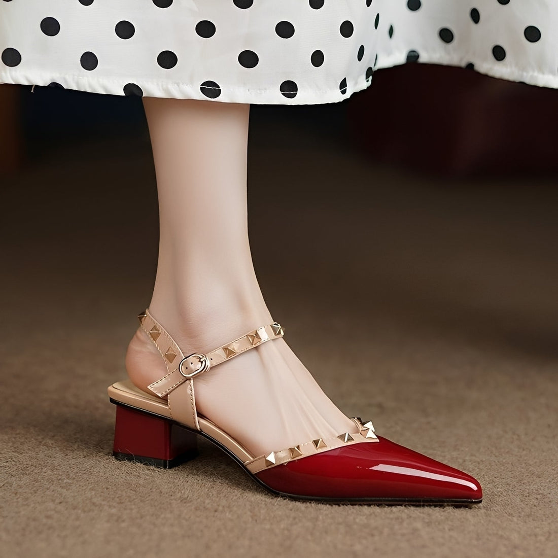 Carla - Eleganckie Szpilki z Ostrym Przodem