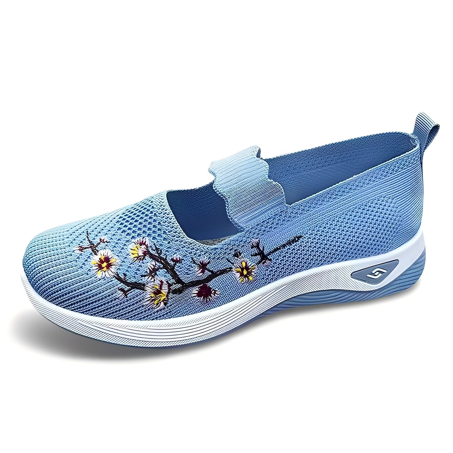 Jazmin - Luźne, oddychające buty z haftem dla kobiet