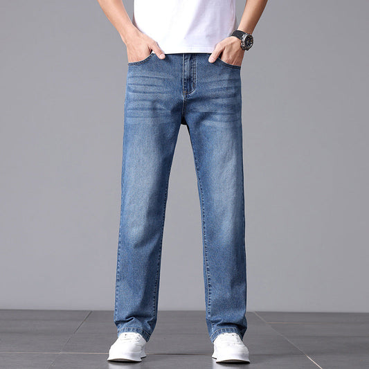 Allan - Relaxed Straight Trousers for Men