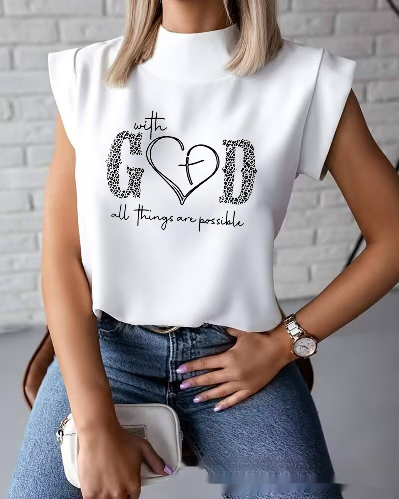 Keely - Modna damska koszulka z grafiką