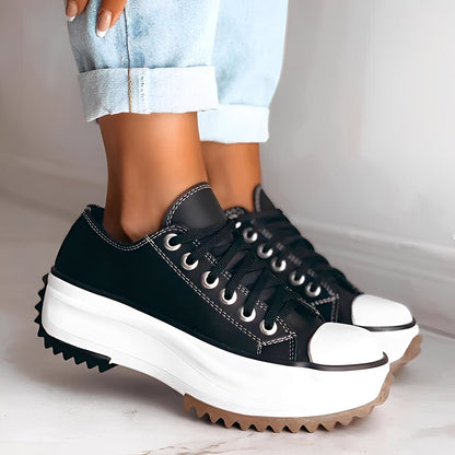 Lorayne - Damskie buty na grubej podeszwie do rekreacji