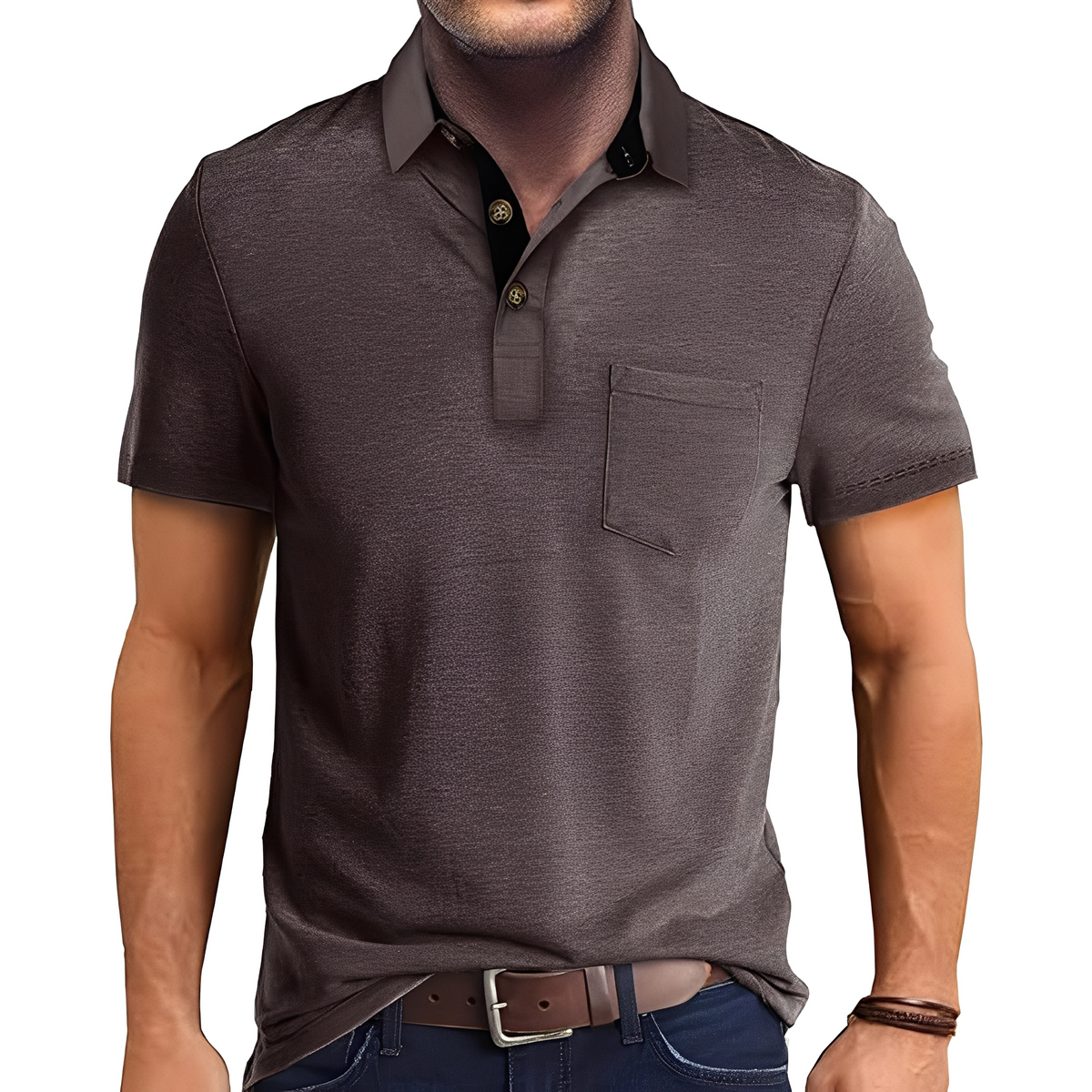 Abner - Koszulka polo w klasycznym stylu