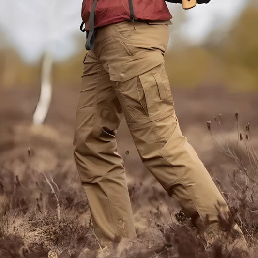 Matteo - Męskie spodnie cargo o taktycznym charakterze z prostymi nogawkami