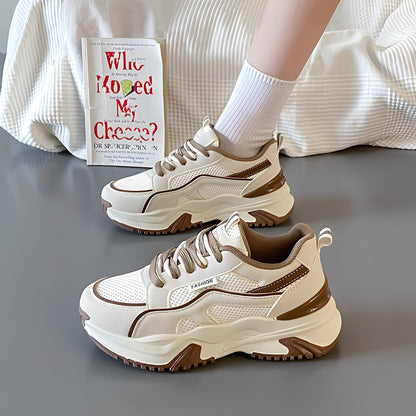 Sophie - Eleganckie damskie sneakersy z grubą podeszwą