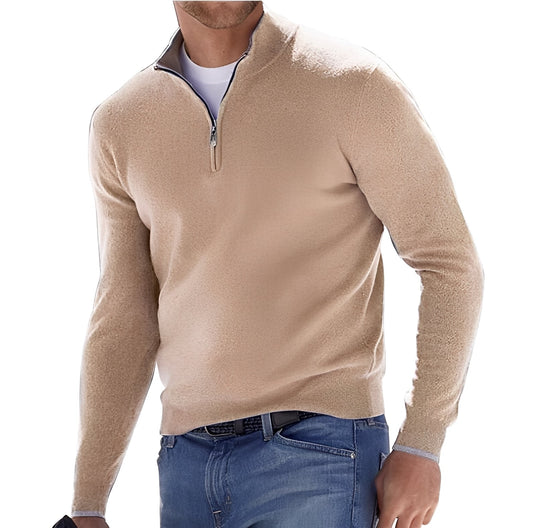 Nash - Męski sweter z zamkiem